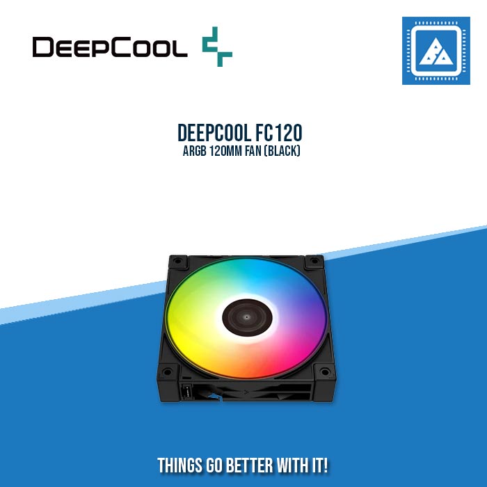 DEEPCOOL FC120 ARGB 120MM FAN (BLACK) DEEPCOOL FC120 ARGB 120MM FAN (BLACK)